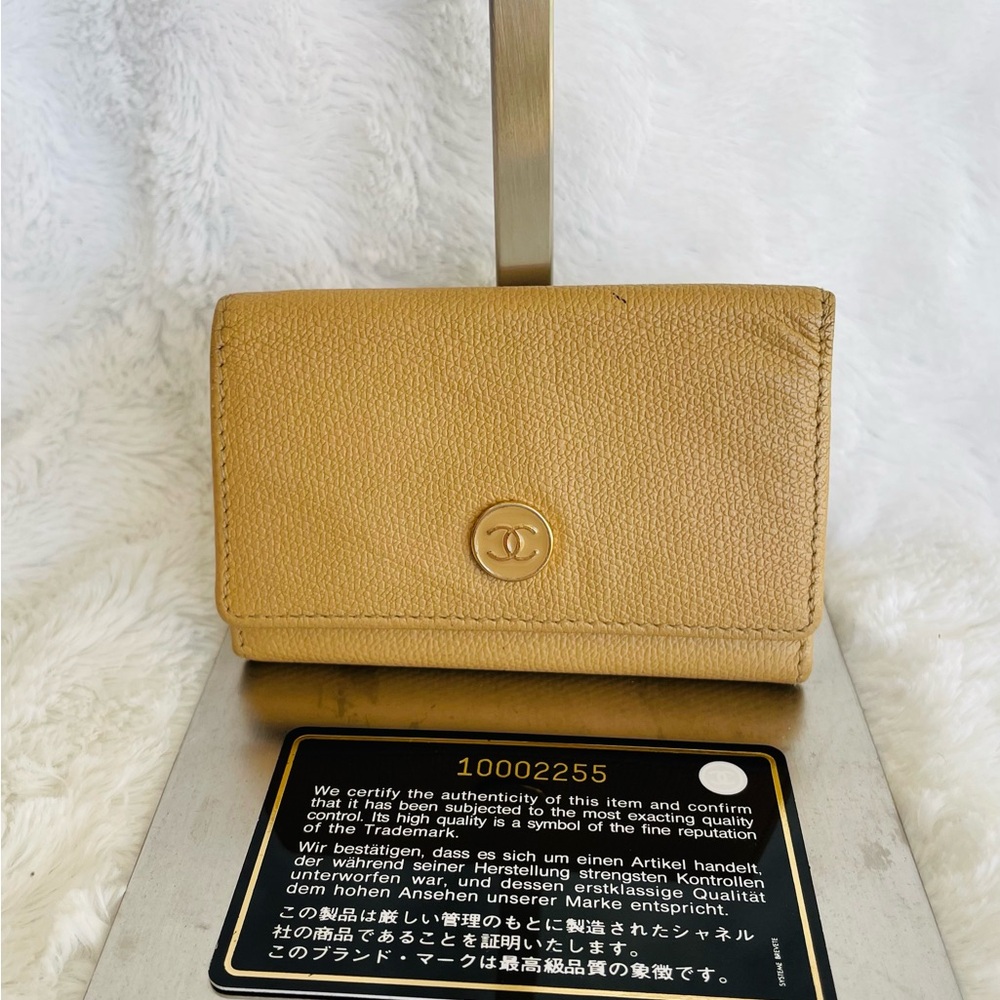 Chanel Leather 6pc  Key Holder